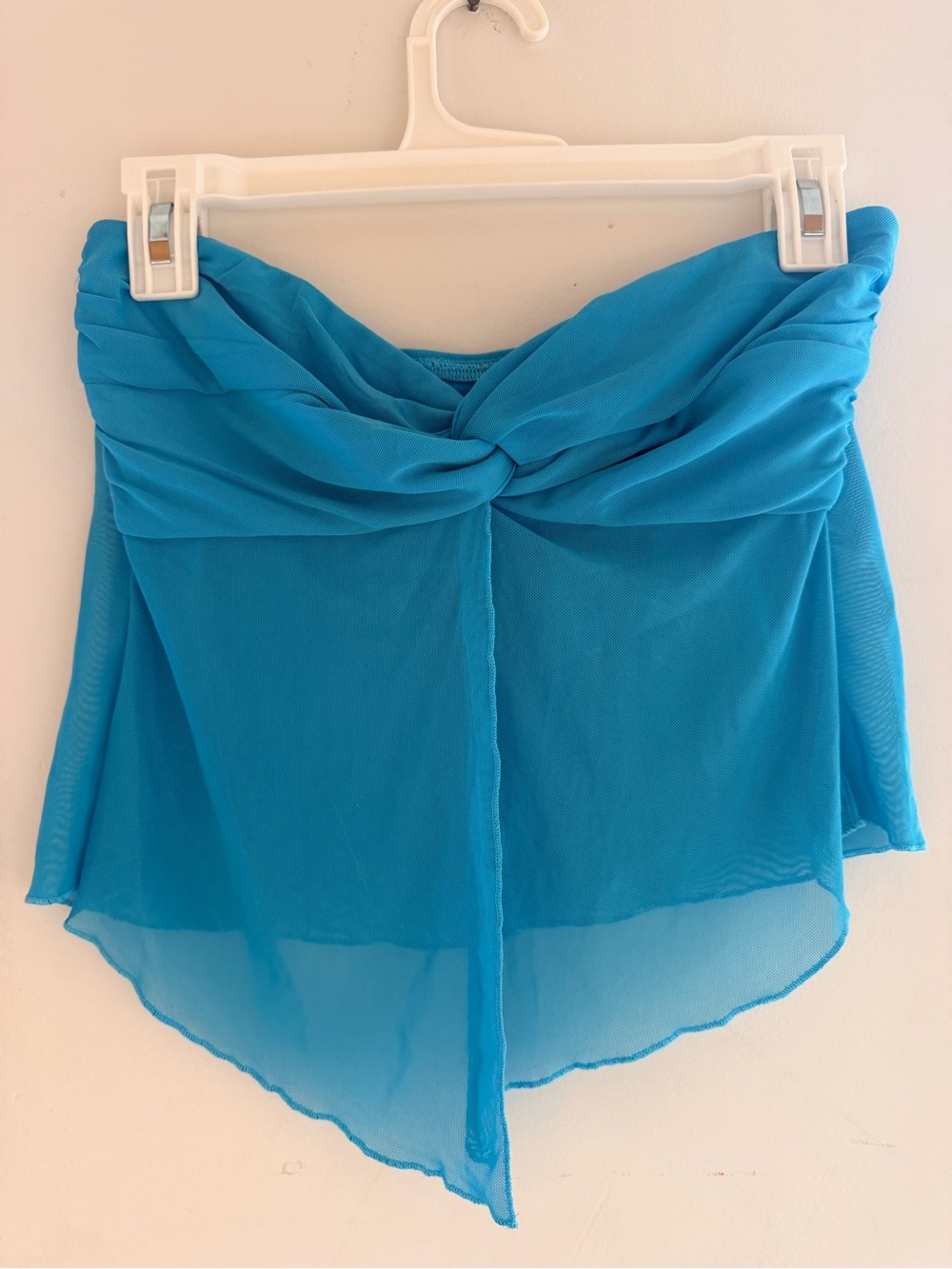 Princess Polly Blue Strapless Top Maxi Skirt Matching Set Size 4